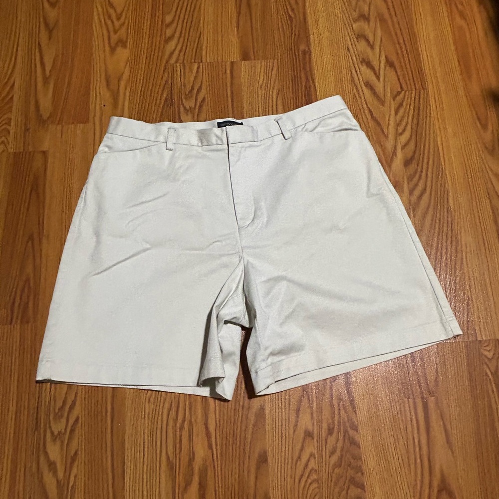 Dockers Cream Zip Shorts